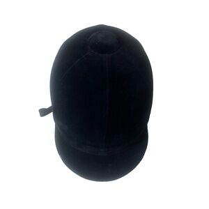 German Germany DMS Model 5084 Black Velvet Riding hat size 7 or 57 20th‎ c.